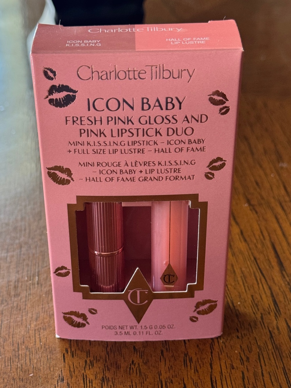 Charlotte Tilbury Icon Baby Fresh Pink Gloss and Lipstick Duo